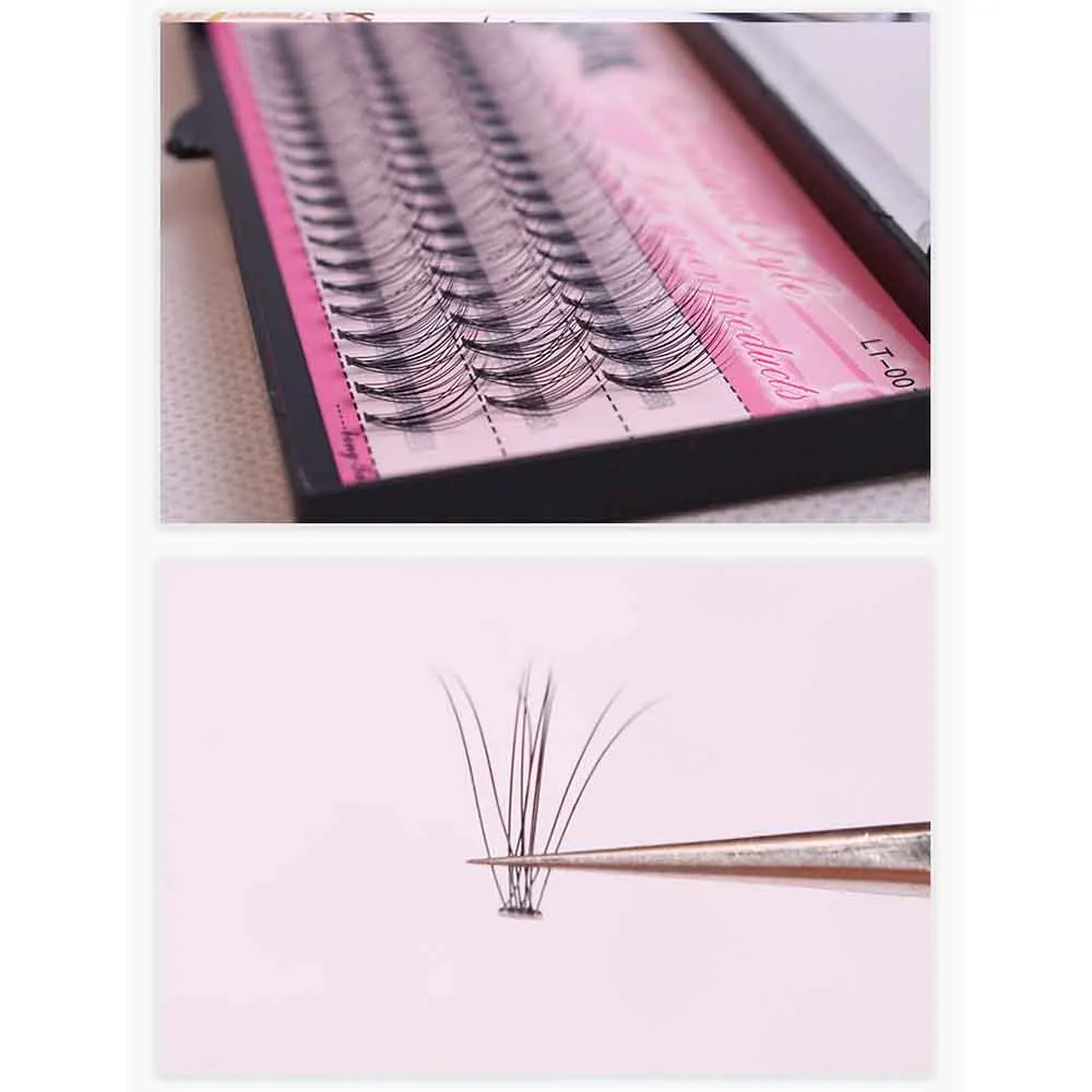 

Professional Makeup Individual Cluster Eye Lashes Grafting Fake False Eyelashes Drop Shipping 60pcs