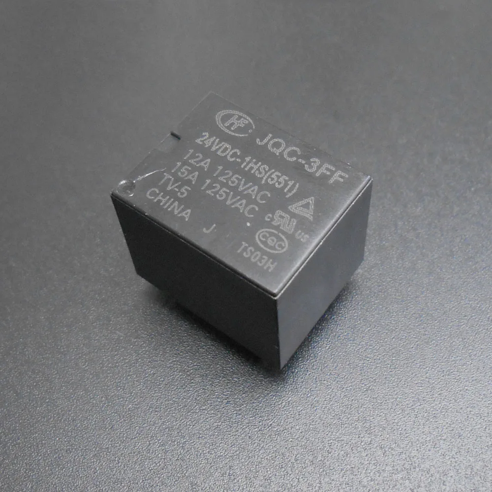 (24V)JQC-3FF-024-1HS 5 шт. HONGFA реле общего назначения HF JQC-3FF 005 5VDC 9VDC 12VDC 24VDC-1HS(551) DC 5 в 9 в 12 В 24 В 4 контакта 4-контактный* FD903-906 - Габаритные размеры: (24V)JQC-3FF-024-1HS