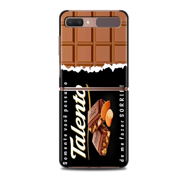 Phone Case For Samsung Galaxy Z Flip3 5G z flip 3 5G zFlip Cover Cellphone Shell Fundas M&M's Chocolate Nutella Bottle B08