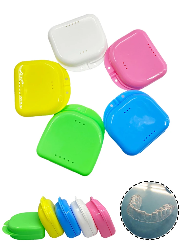 Plastic Retainer Case Orthodontic Dentures Mistery Box Dentini Ecosport Retainer Case Organizer Navidad Natal New Year 2022