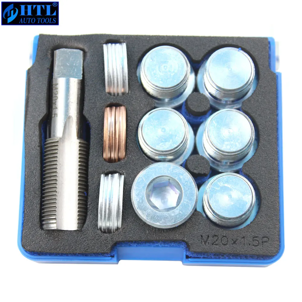 M13 x 1.25 to M22 x 1.5mm (pitch) Tap & Oil Drain Plug Screws Repair Bolt Select M13 M15 M17 M20 M22