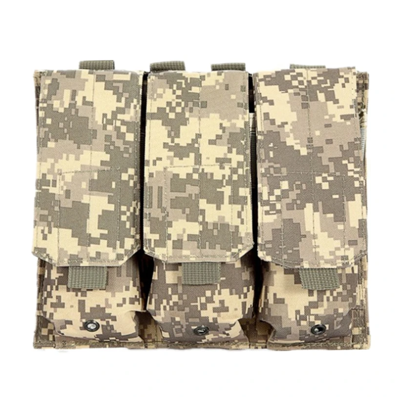 ACU Тактическая Сумка Molle с тройным зажимом, карман, съемный, на талии, многофункциональные аксессуары камуфляжного цвета - Цвет: ACU