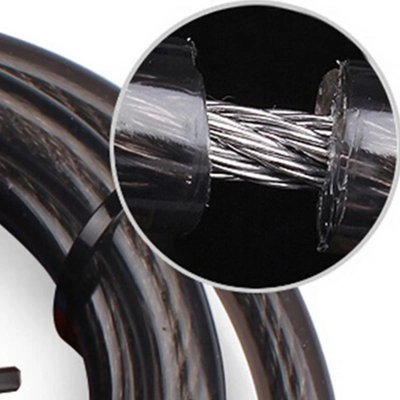 

Велосипедный Замок 5 цифр код Комбинации Велосипедные замки безопасности замок 1200 мм x 12 мм Сталь кабель спиральный велосипед велосипедный замок