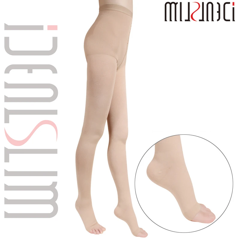 IDEALSLIM медицинские компрессионные чулки с закрытым носком женские колготки