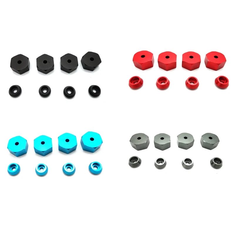 4PCS 5mm to 12mm Metal Combiner Wheel Hub Hex Adapter for WPL D12 C24 C34 B24 B36 MN D90 D99 RC Car Upgrade Parts | Компьютеры и офис