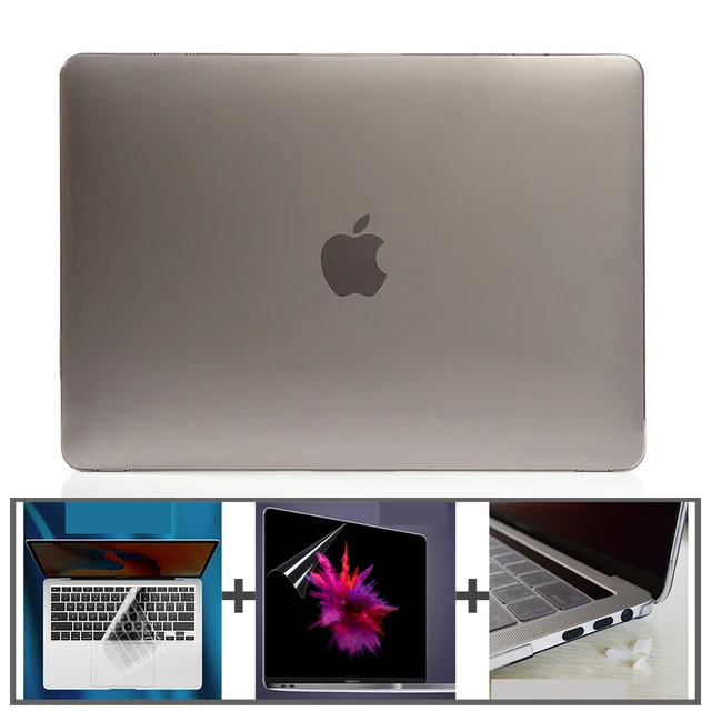 laptop case Crystal Hard Laptop Case For macbook air 13 case A2179 A2337 For macbook pro 13 Cover A2289 A2159  Air13 M1 New case gray