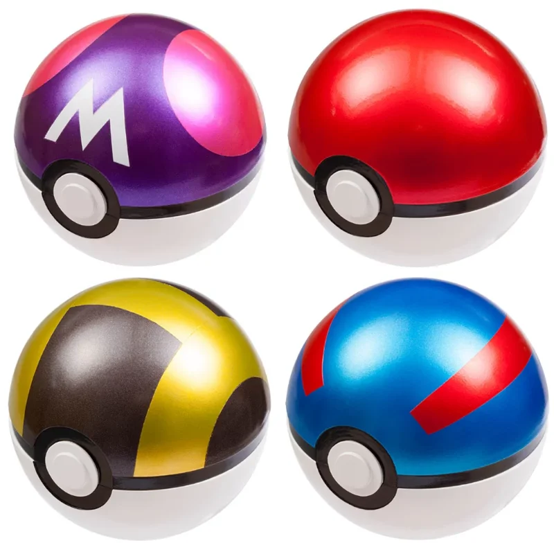 ポケモンアクションフィギュア 高品質の超マスターボール 非常に高品質 反射面 楽しいアニメ Null Aliexpress
