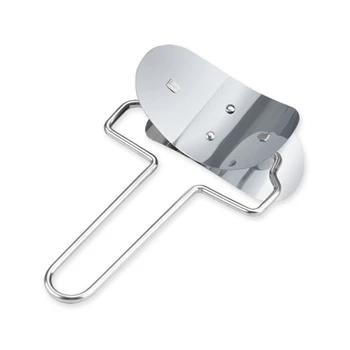 

7CM stainless steel dumpling machine and cutting blade dough for kitchen home dough round roller machine dumpling skin mold