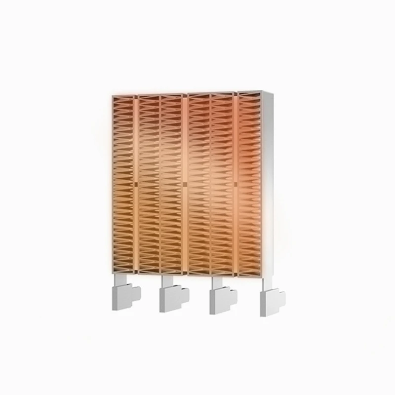 600W Home Desktop Office Electric Heater Heater Desktop Heater Small Mini Electric Fan Heater(EU PLUG