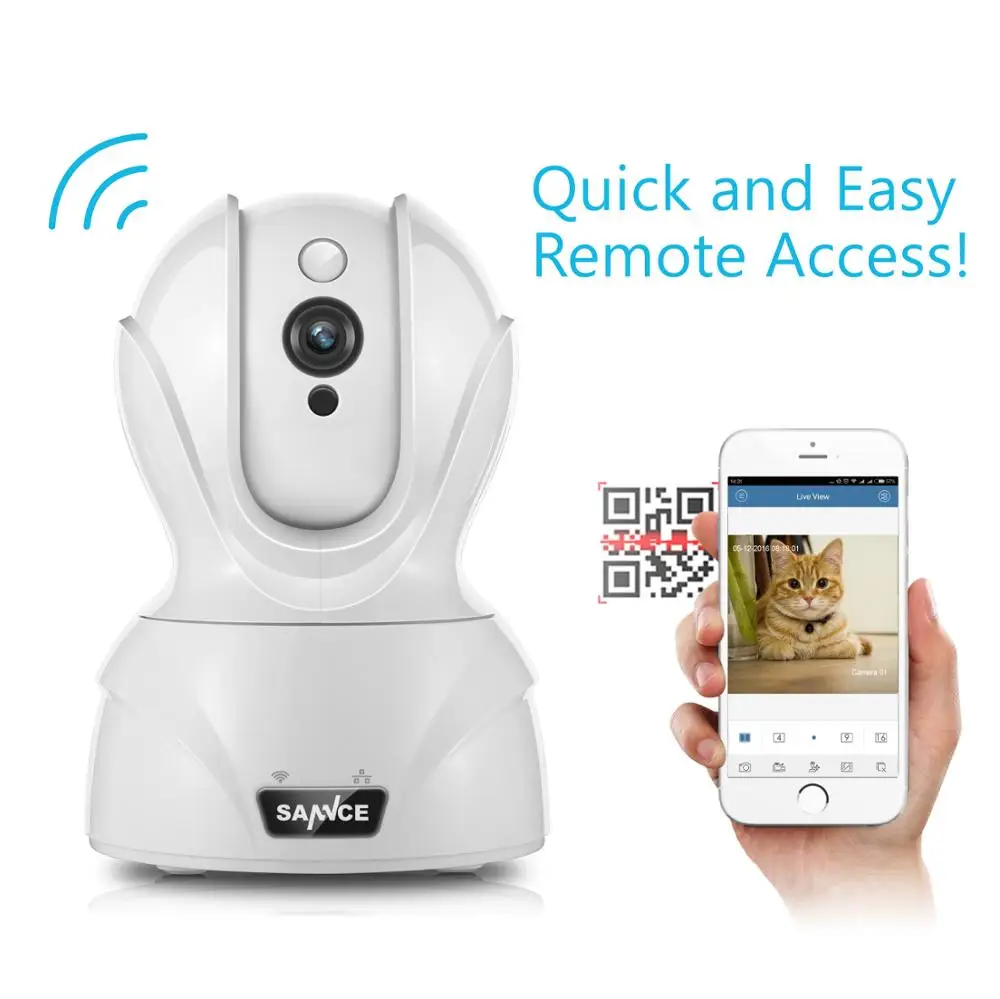 IP камера видеонаблюдения Annke 720P Wi Fi панорама и наклон|Камеры видеонаблюдения| |