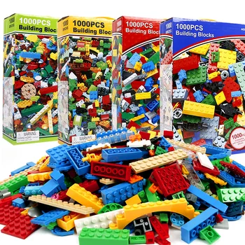 

1000pcs Particle Assembly Children's Early Education DIY Creative Puzzle Building Block Toy