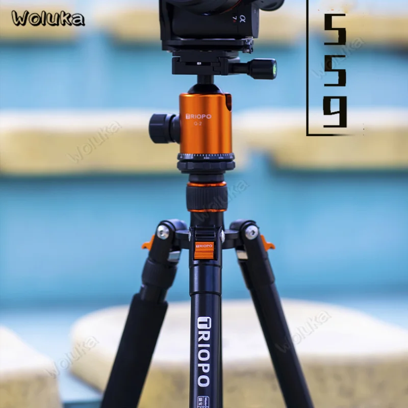 Штатив для DSLR камеры, Портативная подставка, профессиональный штатив для камеры, съемный монопод, демпфирующая шаровая Головка 10 кг, Максимальная нагрузка CD50 T10