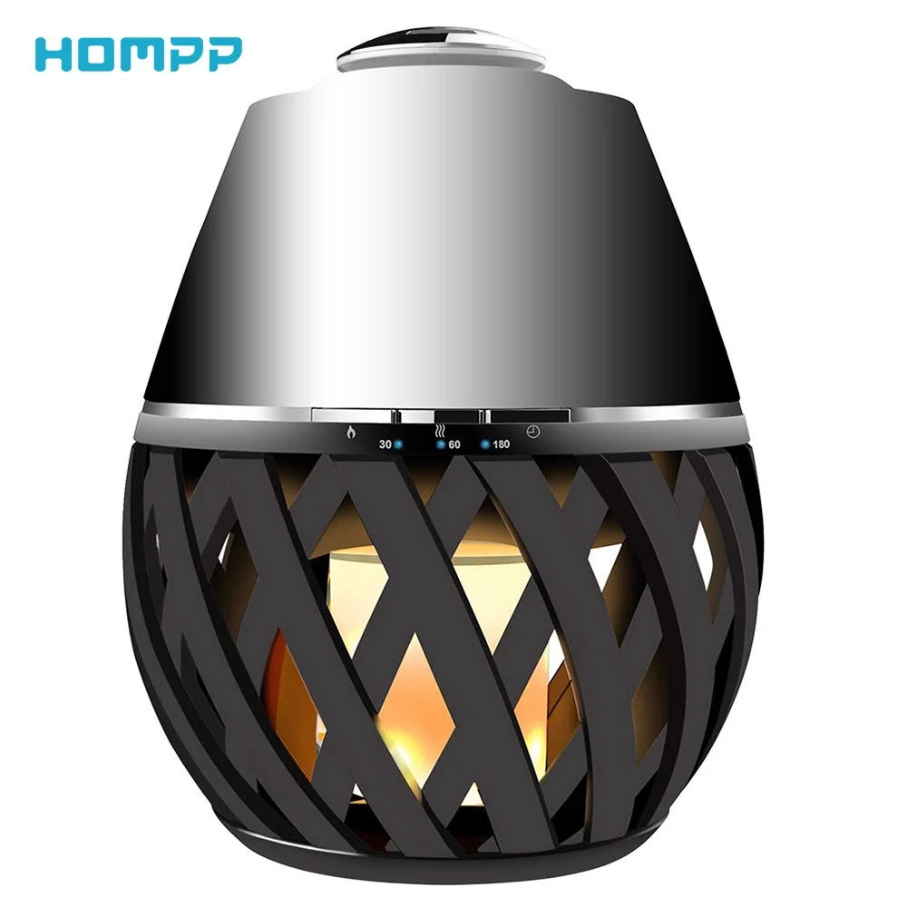 

150ml Flame LED Light Basket Air Mist Humidifiers Ultrasonic Aroma Diffuser,7 Color Changing Lights for Baby Home Office Bedroom