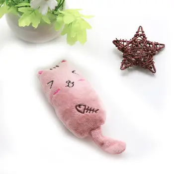 

9Pcs Creative Cute Cartoon Pillow Scratch Cat Chew Catnip Toy Teeth Grinding