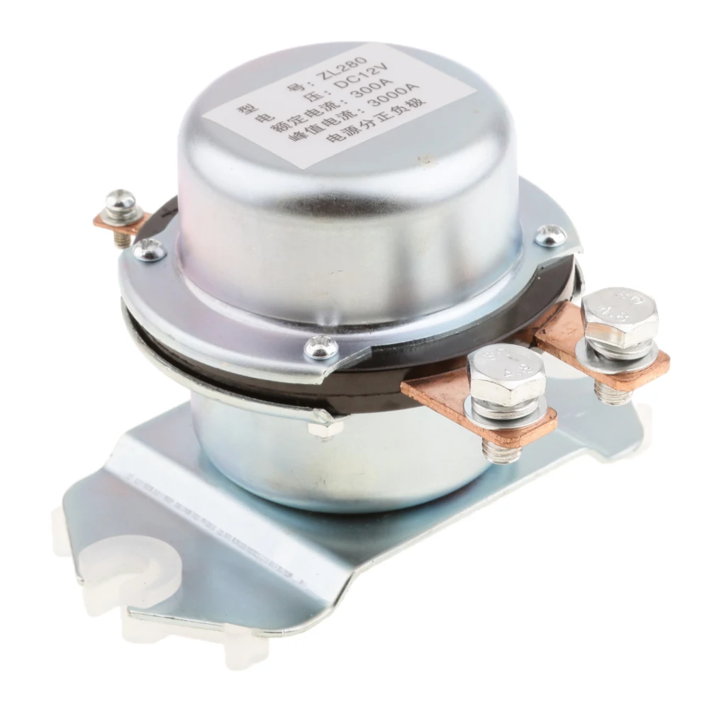300A Automotive Starter Relay Battery Disconnect Isolator Switch Solenoid