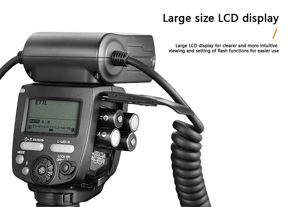 YONGNUO YN24EX YN24 EX Кольцевая вспышка для макросъемки E-TTL Вспышка Speedlite с 2 шт. головками для вспышки 4 шт. переходные кольца для камер Canon EOS