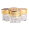 24 pieces 10ml 30*30mm Glass Bottles with Golden Frosted Caps Transparent Glass Perfume Bottle Spice Bottles Spice Jars 5