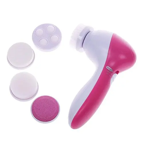 

5 In 1 Electric Facial Cleanser Cleansing Brush Facial Washing Brush Cleaning Device For Face Cleaning Skin Scrubber
