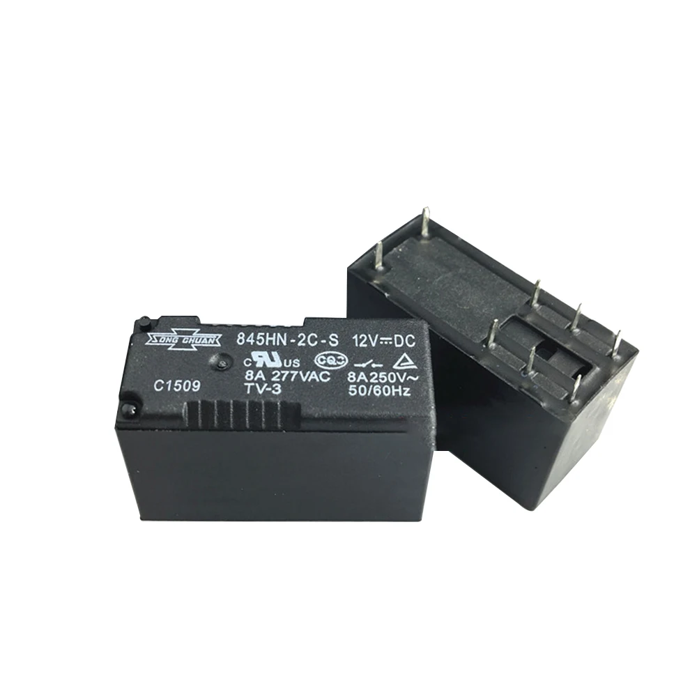 

2PCS/lot 100%New Relay 845HN-2C-S 12VDC 845HN 2C S 12VDC 8A 8PIN 12VDC