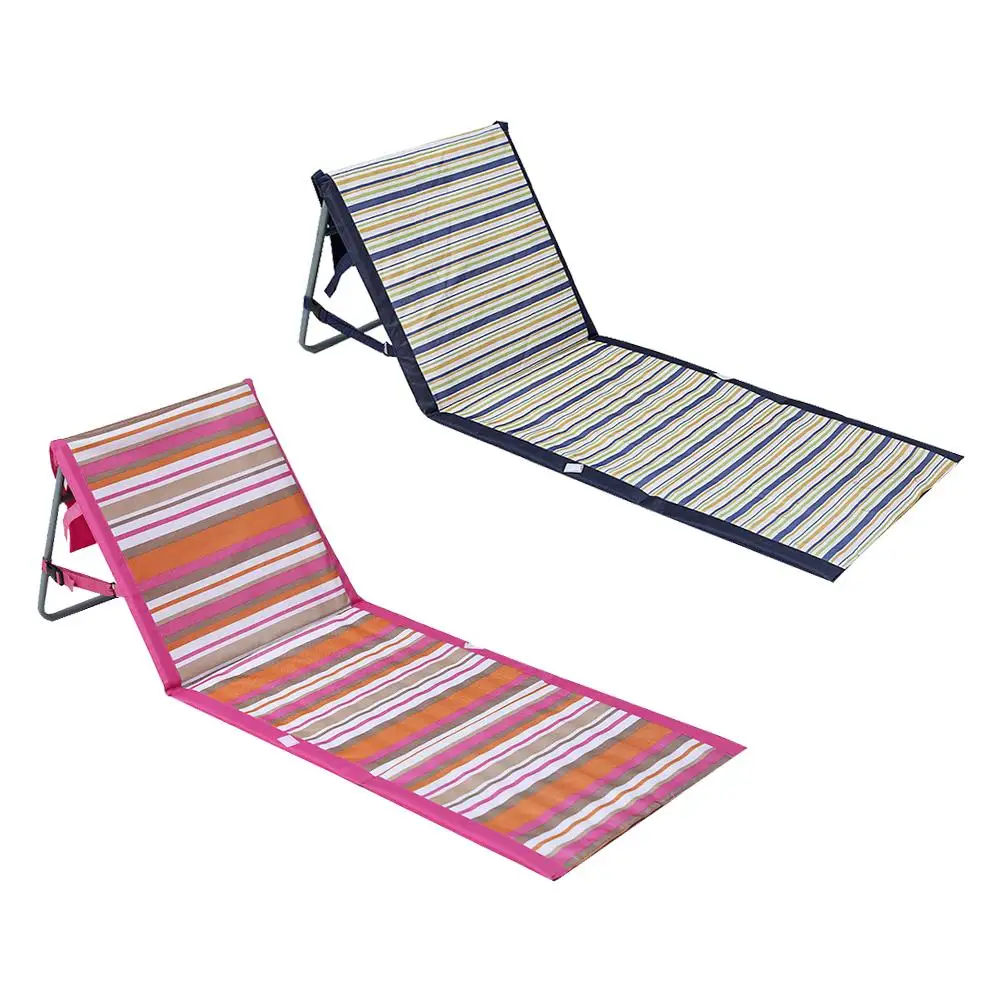 Portable Beach Mat Folding Chair Sun Lounger Outdoor Camping NEW 