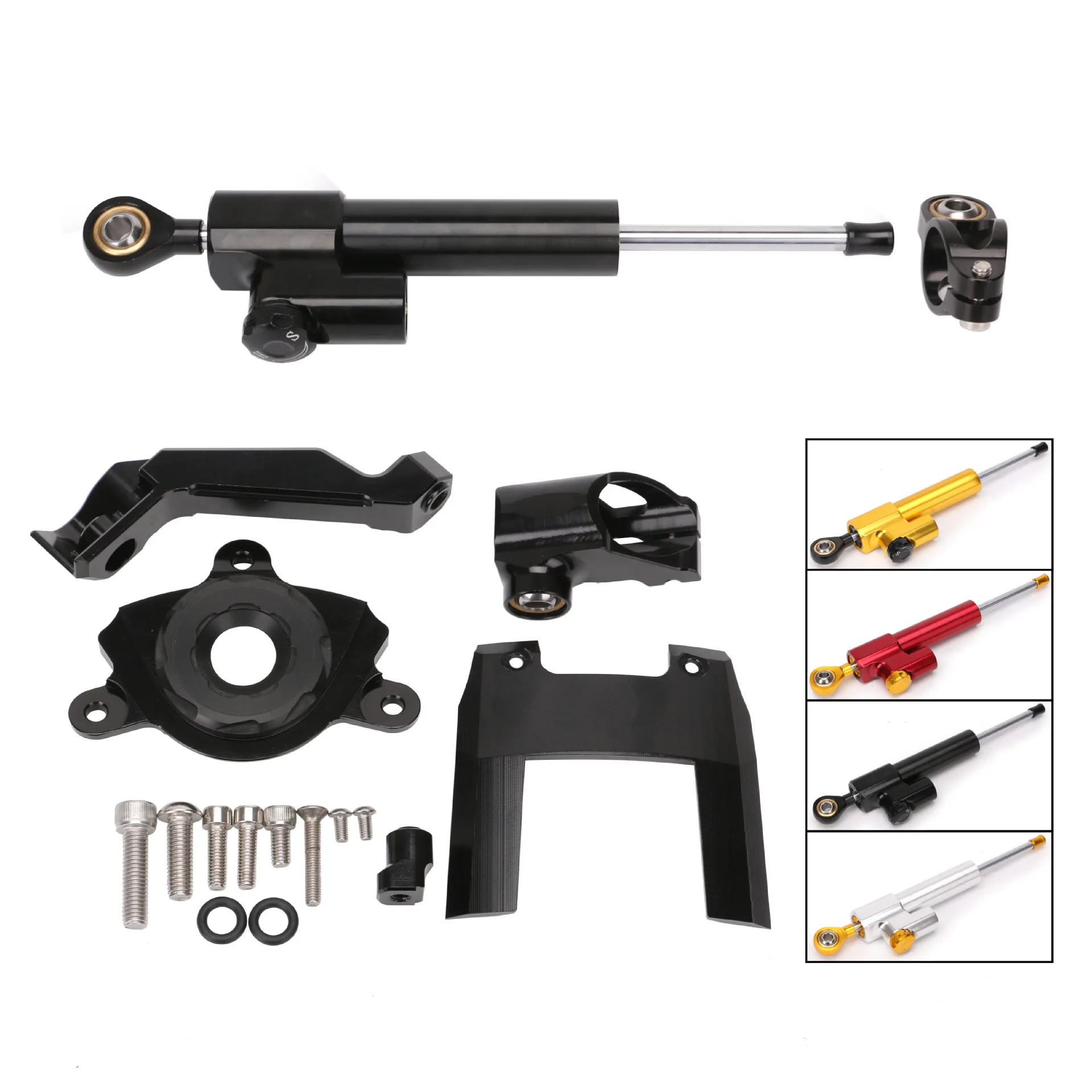 

Kawasaki Z1000 Motorcycle Steering Modified Damping Support Rod Shock Absorption Titanium Size 06-17 Years