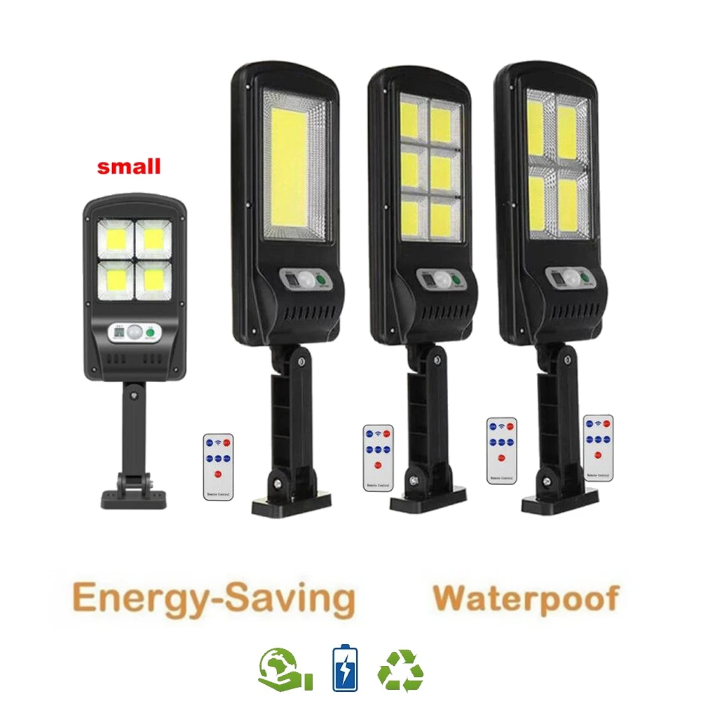

Outdoor remote 1-4pcs 48-128 LEDs Split Solar Powered Light Bulb PIR Motion Sensor 3 Modes Waterproof Separate Garden floodlight