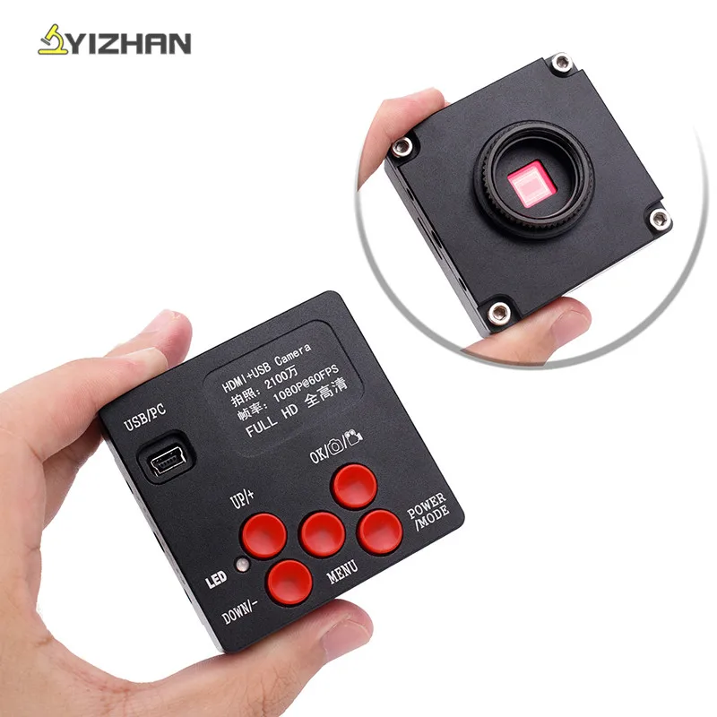 Tf-карта 21MP Full HD 1080P 60FPS 2K 2100W HDMI USB промышленный электронный цифровой видео микроскоп камера для ремонта телефона