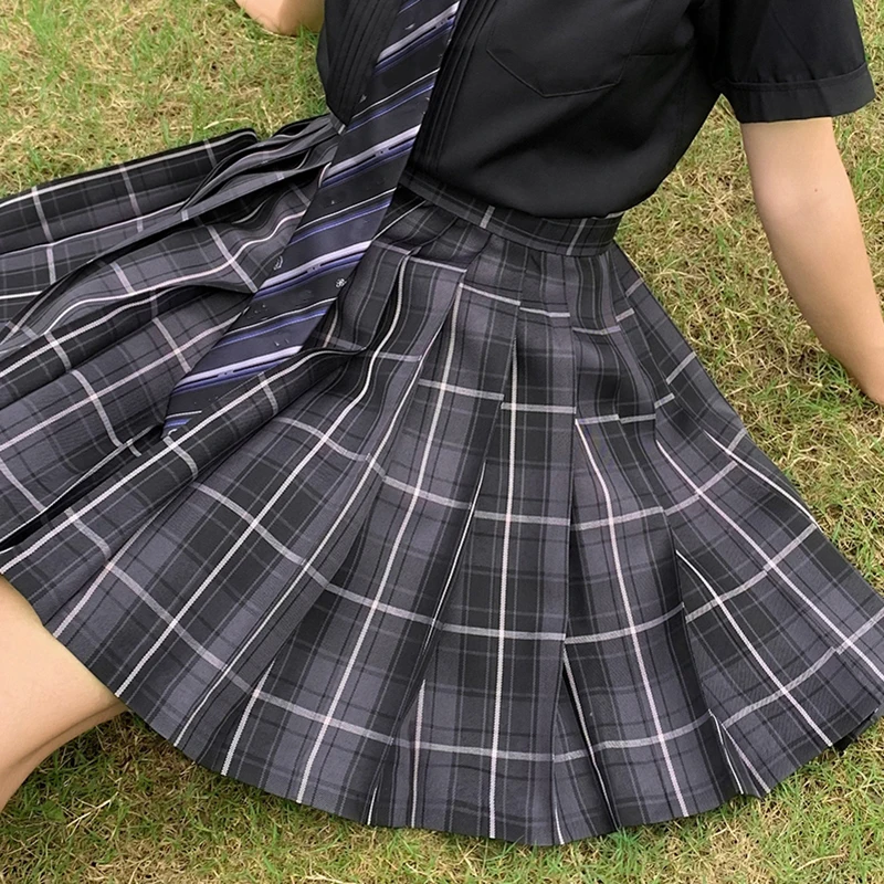 2021 New School Girl Uniform Pleated Skirts Japanese School Uniform