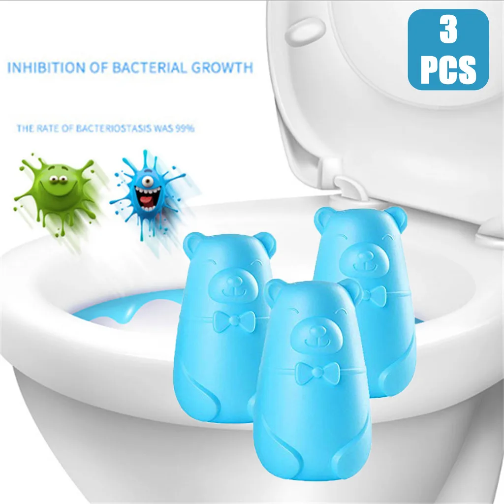 3 предмета, автоматический, для туалетного бака для очистки используйте отбеливатель и чистка голубой с натуральным растительным экстрактом запах пятновыводитель жидкость для снятия очиститель для туалета# QQ