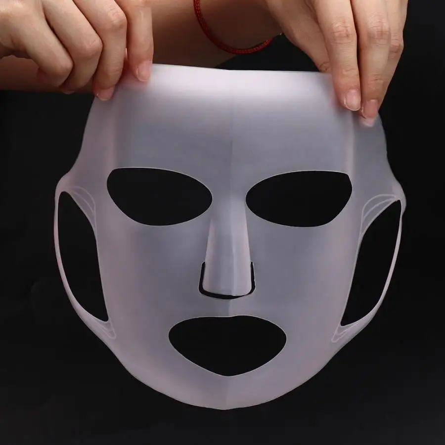 

1pcs/2pcs Silicone Facial Mask Cover Reusable Ear-Hook Prevent Essence-Evaporation Face Moisturizing Skin Beauty Anti-off Mask