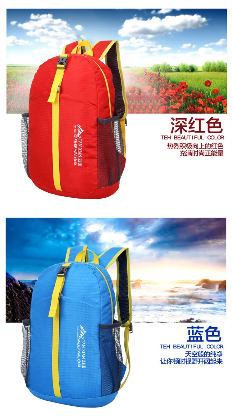 Manufacturers Direct Selling a Large Amount Currently Available New Style Ultra-Light Portable Folding Bag Outdoor Casual S