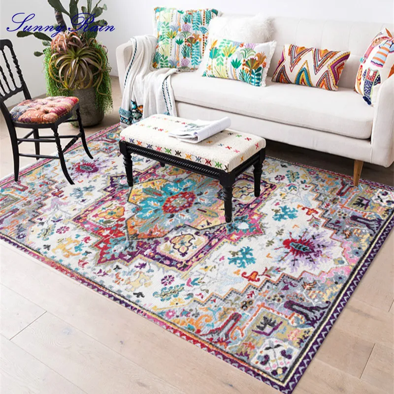 

SunnyRain 1-piece Living Room Carpet Bedroom Area Rug Large Size Slipping Resistance Rugs for Children Rooms