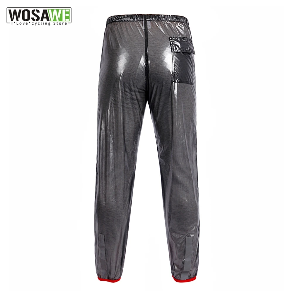 WOSAWE Cycling Rain Pants Men Super Light Outdoor Sports Bike Bicycle