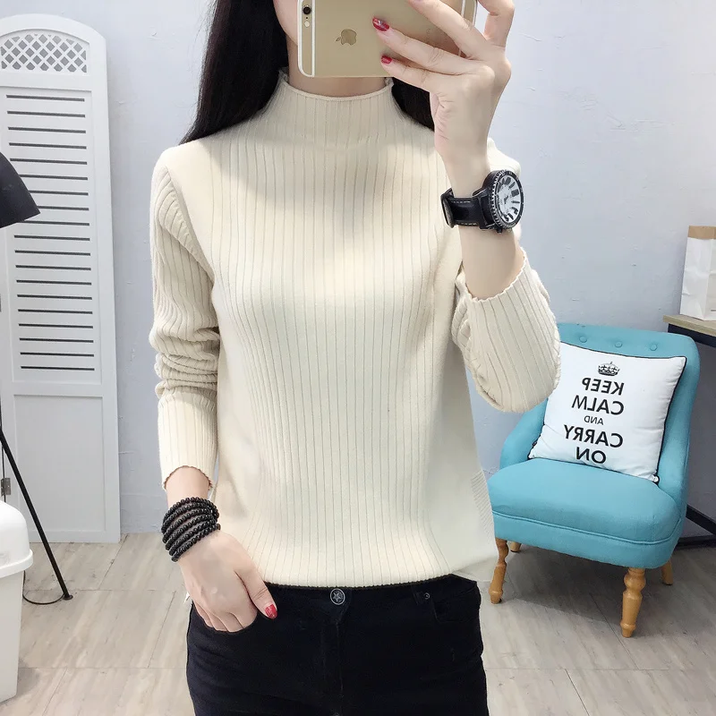 knitting render unlined upper garment of female long qiu dong outfit the new 2021 loose sweaters pullovers net red coat | Женская одежда