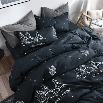 

Bedding a Bed Sheet Quilt Cover Quilt Two-Piece Set-Piece-Style Dormitory Beddings Three-Piece Set Girl Heart Single