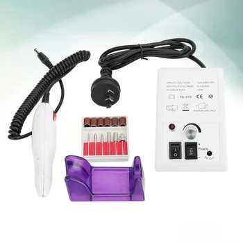 

Nail Polisher Tool Machine Nail Art Manicure Grinder Polishing Machine Salon Tools Electric Polishing Nail Grinder for Store (Wh