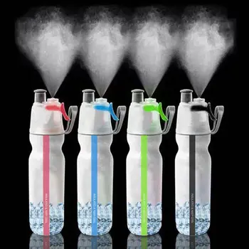 

Wholesale 500ml Running Beverage Accessories Fog Spray Bottle Portable PE Bicycle Driving Rock Climbing Bottle