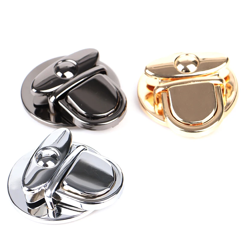 

2PC/lot Metal Lock Bag Case Buckle Clasp For Handbags Shoulder Bags Purse Tote Accessories Diy Craft 4.6cm In Diameter