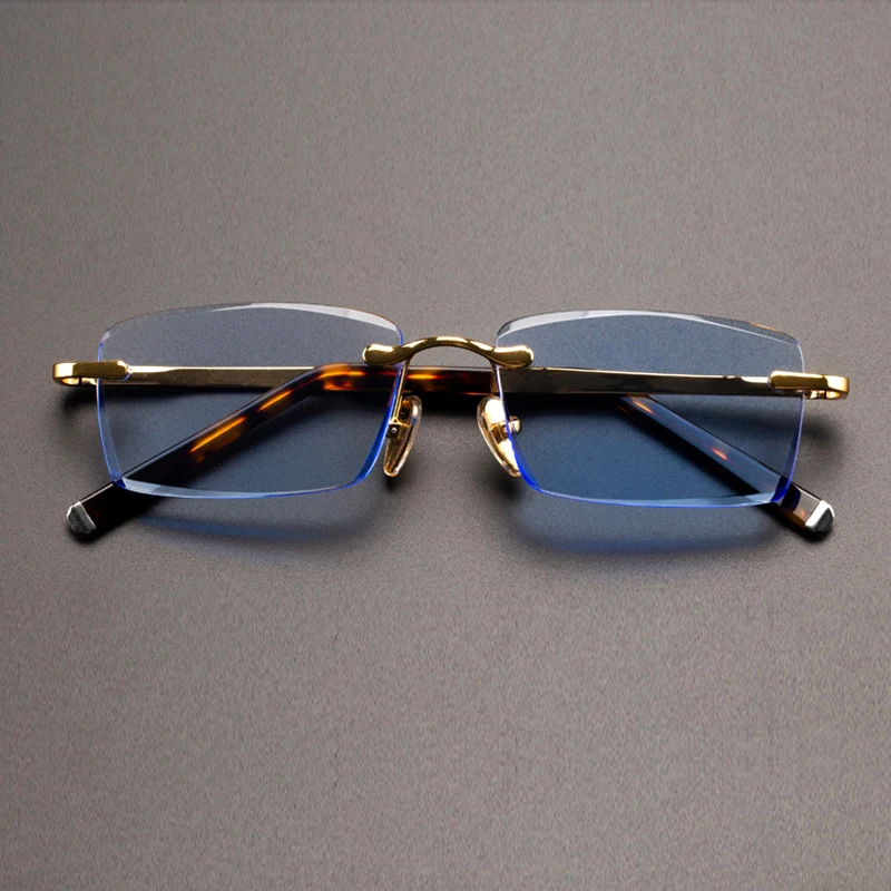 Gafas de sol de cristal azul hombre y mujer, lentes de piedra Natural, antiarañazos, calidad _ AliExpress Mobile