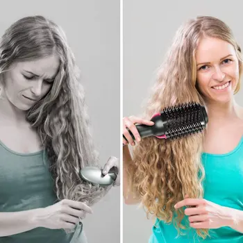 

Electric Heating Comb Hair Straightener Curler dropshipping for vip