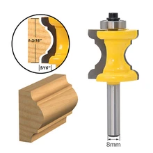 8 мм хвостовик вогнутой бусинки бусина колонна лицевой формовочный фрезы Фрезы для дерева фрезы для деревообработки Capenter инструменты