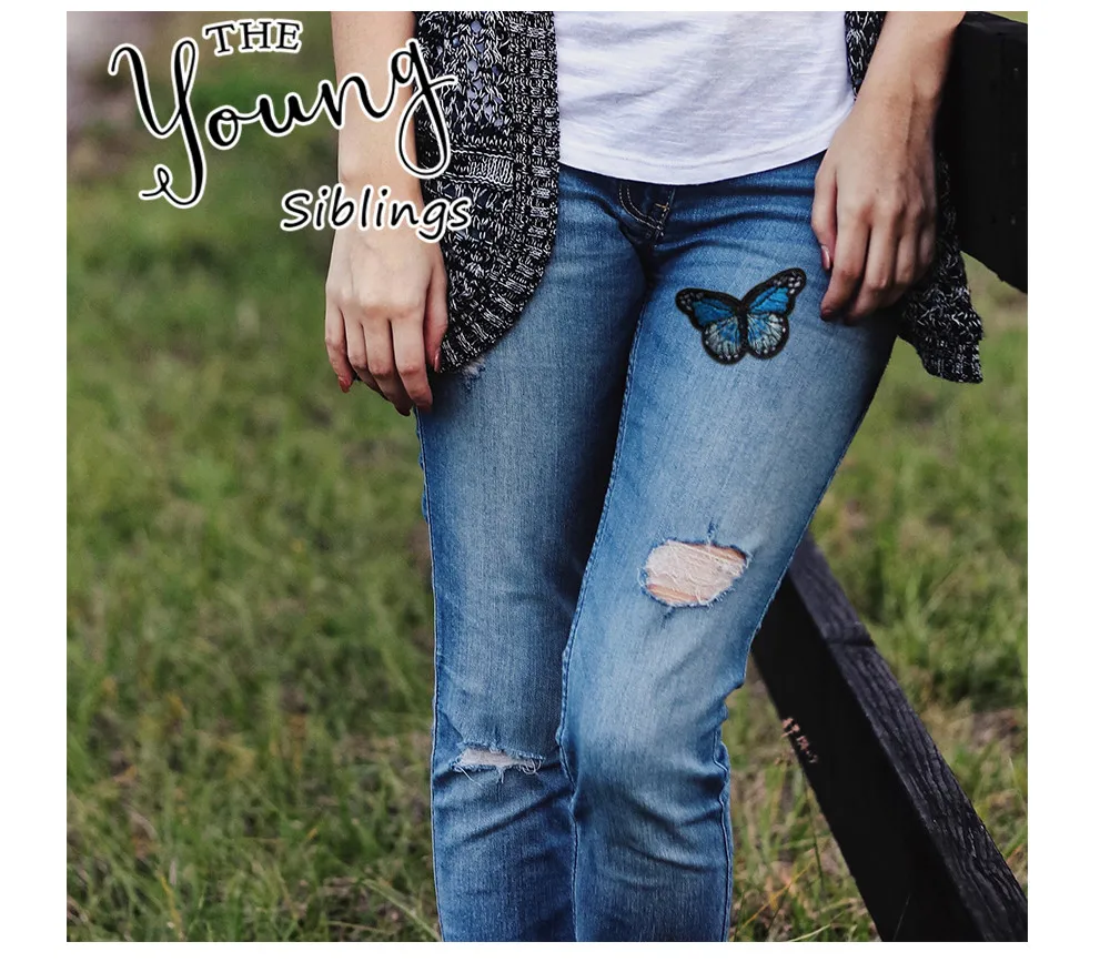 butterfly Patches For Clothing Iron On Embroidered Appliques DIY Apparel Accessories Fabric Badges|butterfly patch|patches for clothing ironpatches |