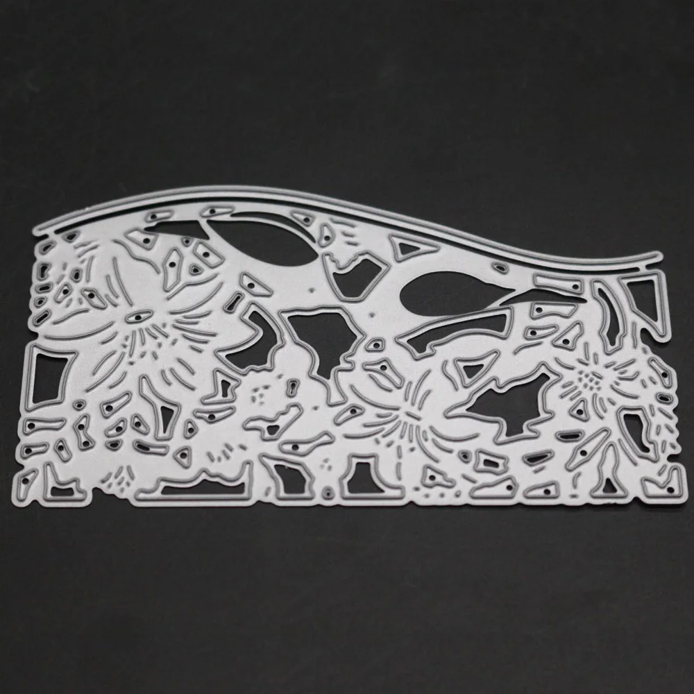 Leaves frame Листья рамка для резки металла штампы DIY Скрапбукинг карты для тиснения вырезания трафарет ремесло нож плесень лезвие удар трафарет штампы - Color: Leaves frame