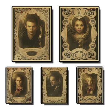 

Retro poster The Vampire Diaries Poster Matte Kraft Paper Vintage Poster Movie Retro Posters Home Decor