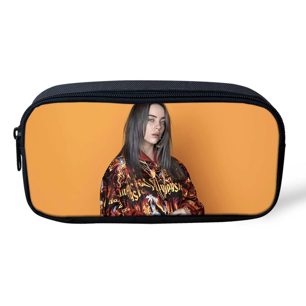 Косметичка Billie Eilish, пенал для карандашей, сумка для девочек-подростков, пенал для карандашей, детские школьные принадлежности, коробка для хранения канцелярских принадлежностей - Цвет: CDGX2031K