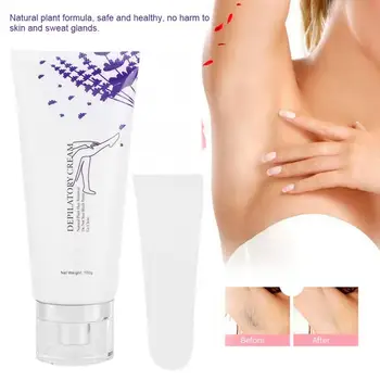 

Wax 100g Lavender Hair Removal Cream Painless Depilatory Cream for Back Armpit Arm Leg Hair Removal Wax