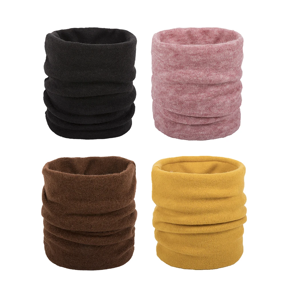 Scarf Solid Color Warm Soft Comfortable Scarf Single Circle Casual Fashion Collar in Autumn Winter
