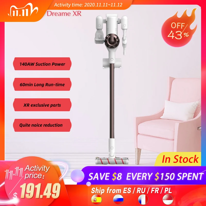 

Dreame XR Handheld Wireless Vacuum Cleaner Portable Cordless Cyclone All in One Dust Collector Carpet Sweeper Vacuum Cleaner