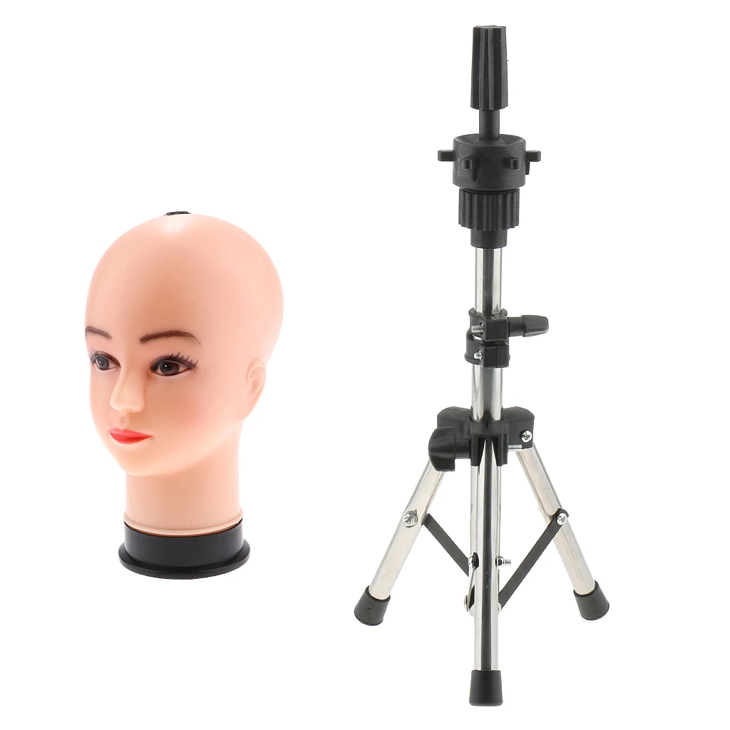 Female Cosmetology Mannequin Head with Mount Hole for Wig Making, Display Wigs, Eyeglasses, Hairs