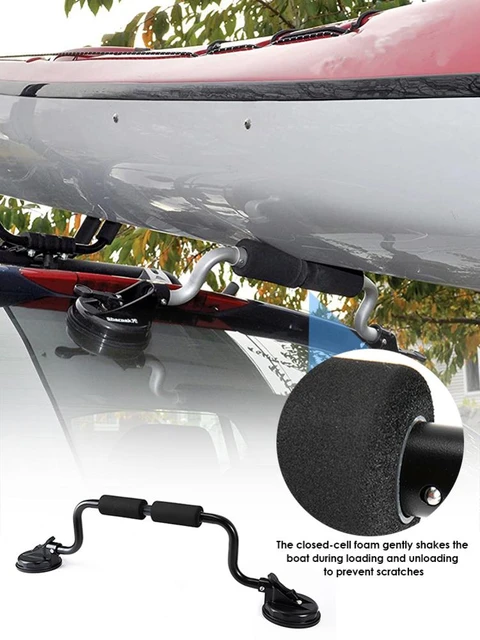 Kayak Boat Load Assist with Suction Cup Roller Bracket Kayak Transport  Holder Bracket Car Roof Loader for Kayaks Canoes - AliExpress